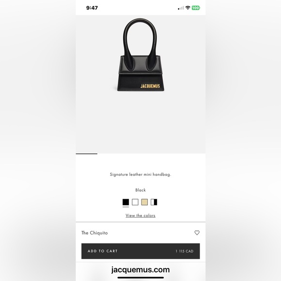 Jacquemus MINI Le Chiquito Leather Checkered Pink & White Bag Authentic - Picture 13 of 15